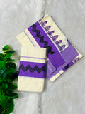 Kattikara Temple Printed Set Mundu(Midhunam)