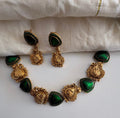 Green peacock Neckset