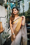 Linen Saree (Anushree inspired)