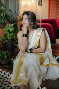 Golden Foil Kasavu Set Mundu(Swarnam)