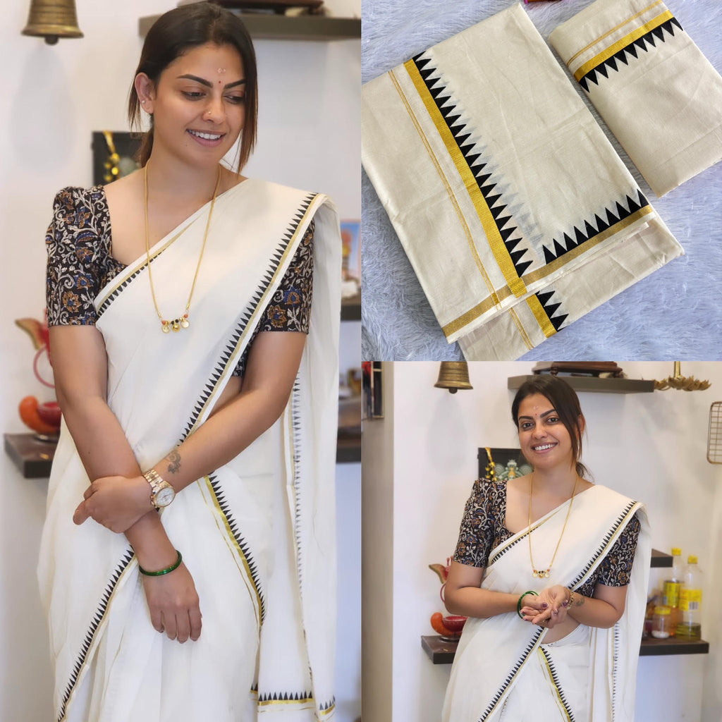 Temple Set Mundu(Anushree Inspired)