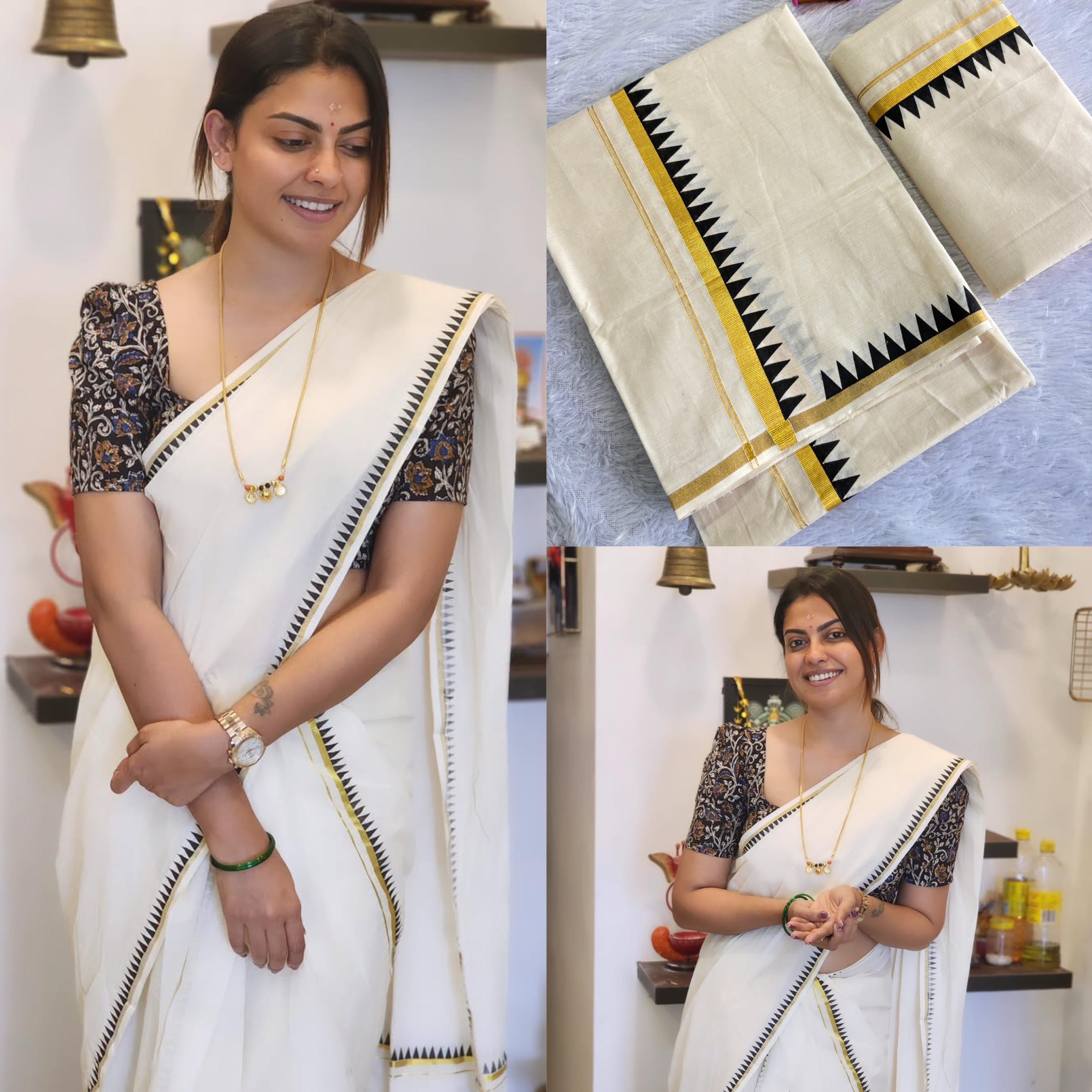 Temple Set Mundu(Anushree Inspired)