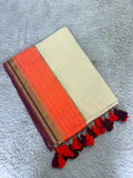 Rainbow Mul Cotton Saree