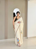 Mango Saree: Cotton Digital Printed