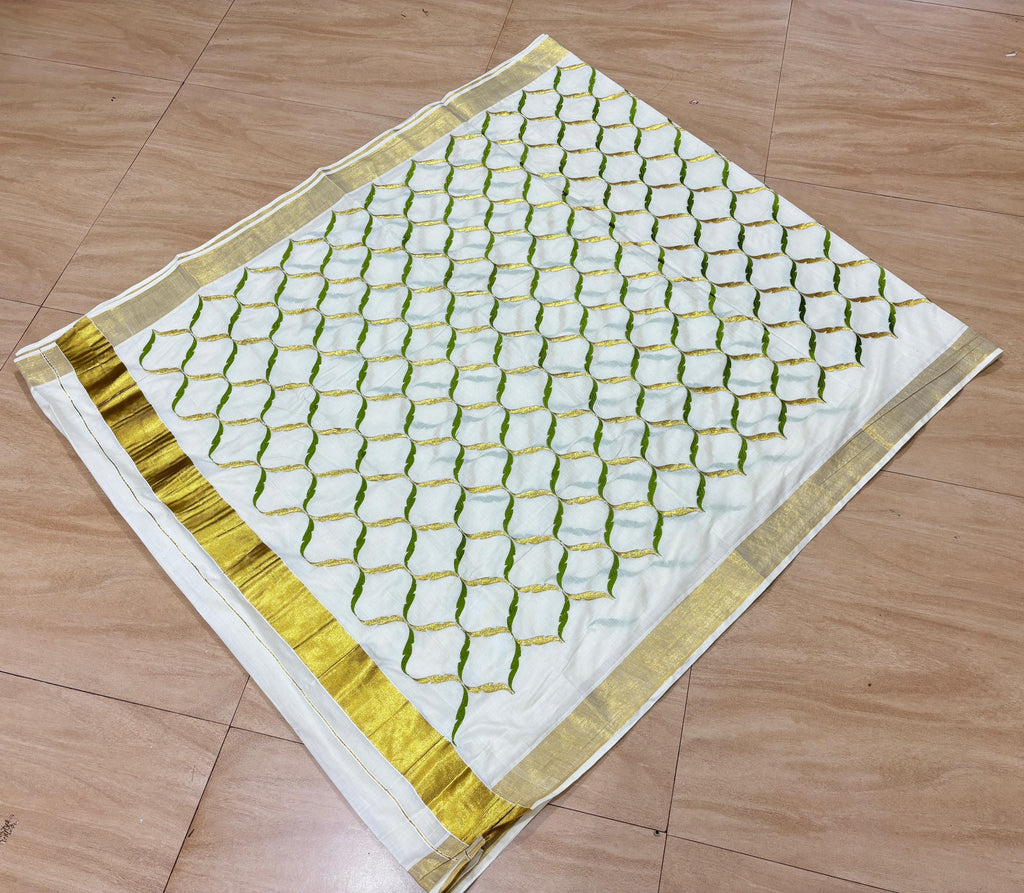 Olive Chain Saree