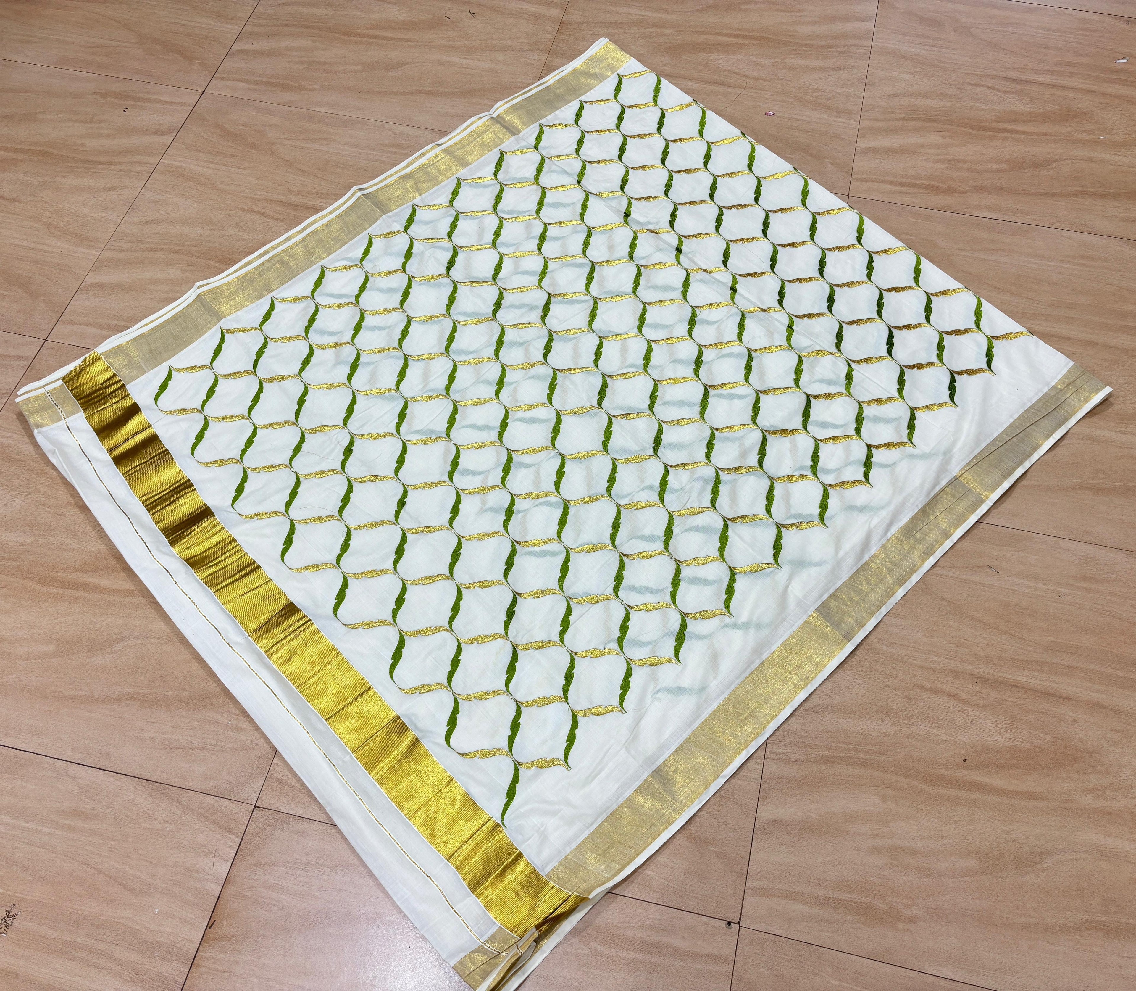 Olive Chain Saree