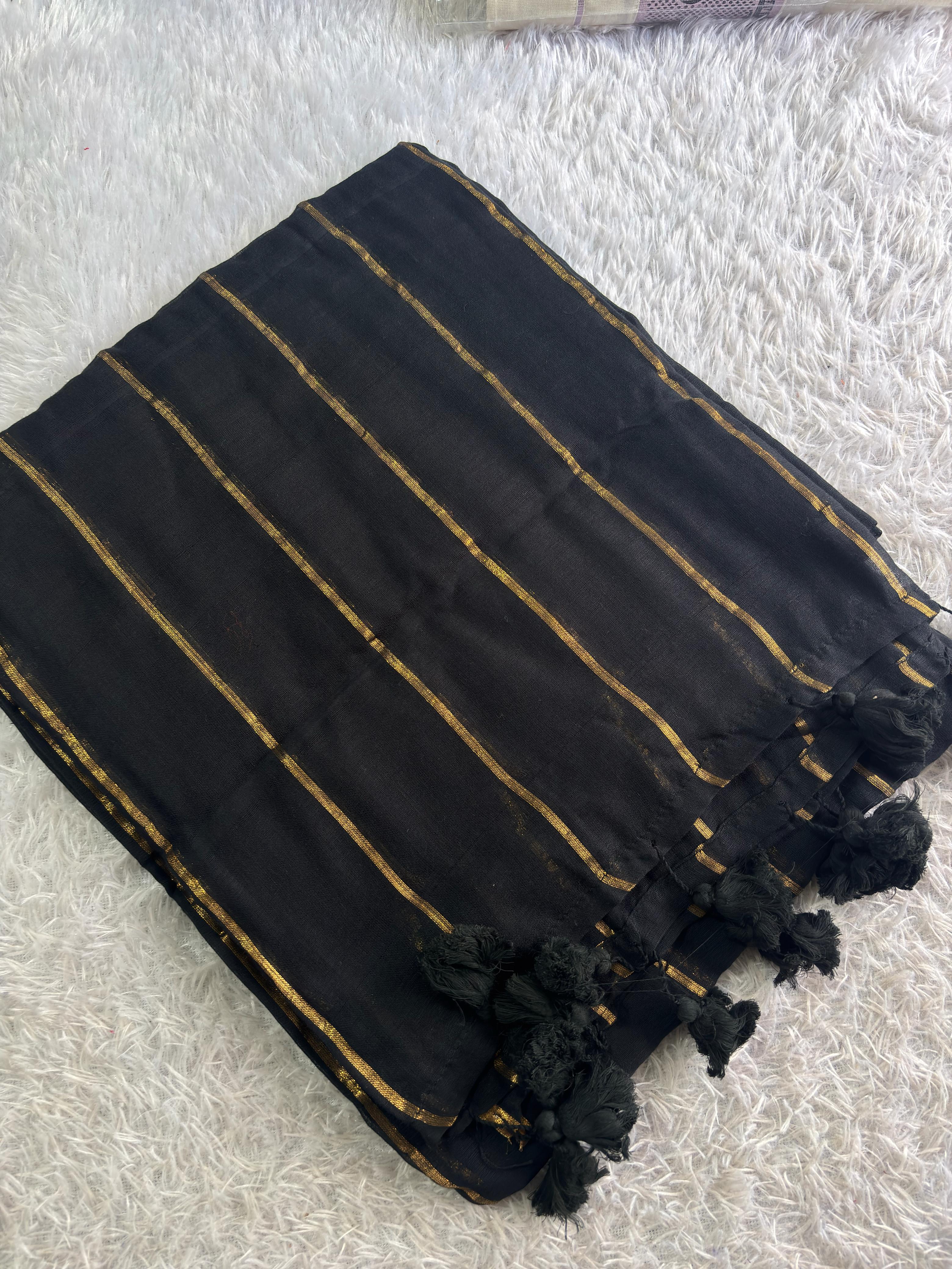 120 count Mul cotton saree(Tassira)