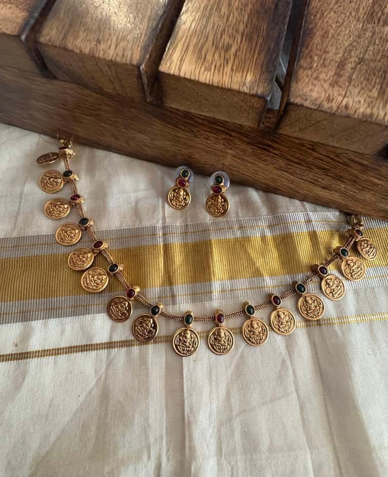 Coin Lakshmi Necklace