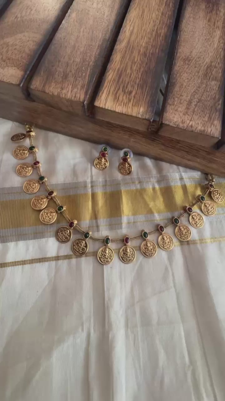 Coin Lakshmi Necklace